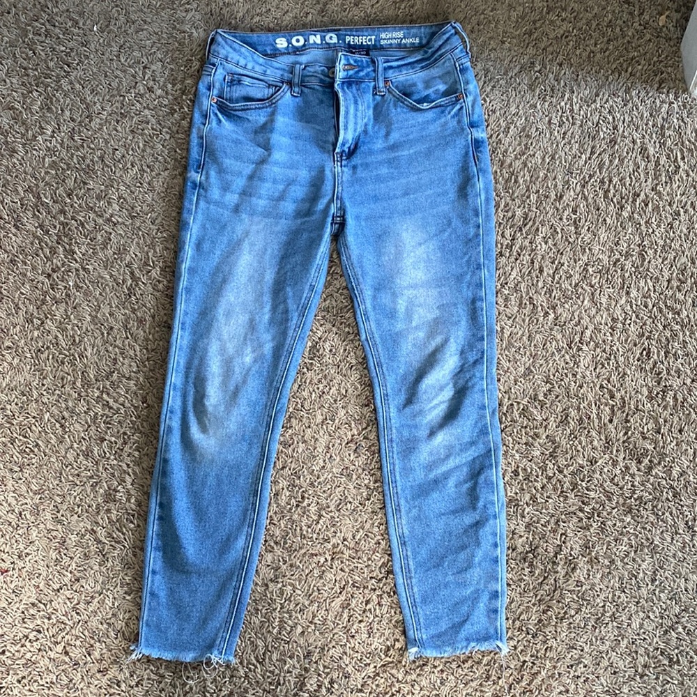 High rise jeans